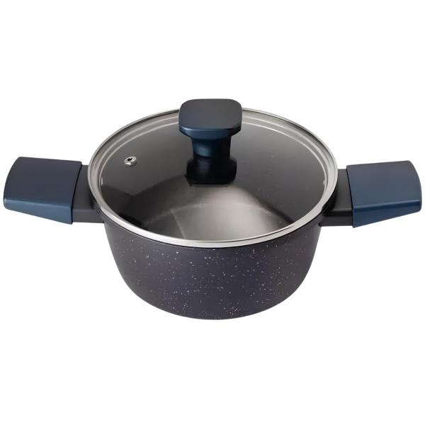Panela Grande Caçarola Com Tampa Antiaderente Revestimento Cerâmico Indução - Clink Imagem de Panela Grande Caçarola Com Tampa Antiaderente Revestimento Cerâmico Indução