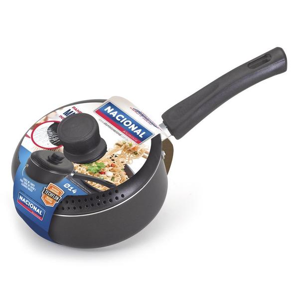 Panela Macarrão Instantâneo Antiaderente Alumínio Nacional 14 cm Imagem de Panela Macarrão Instantâneo Antiaderente Alumínio Nacional 14 cm