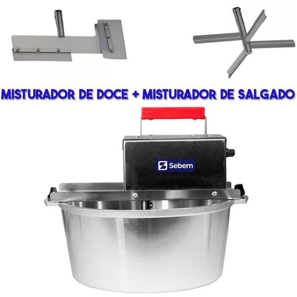 Panela Mexedora de Massas para Salgados e Doces Inox Elétrica 10 Litros Sebem Imagem de Panela Mexedora de Massas para Salgados e Doces Inox Elétrica 10 Litros Sebem