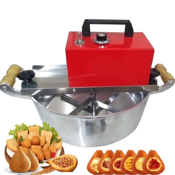 Panela Misturador Para Até 5Kg De Massa De Coxinha - Kikas Máquinas Imagem de Panela Misturador Para Até 5Kg De Massa De Coxinha