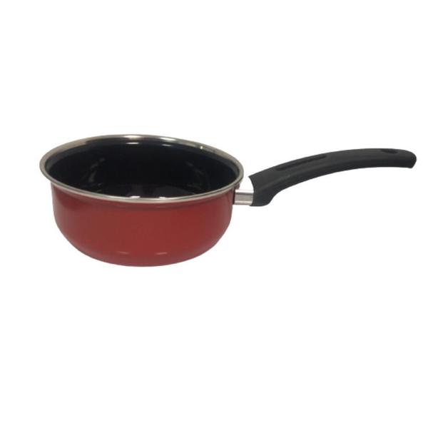 Imagem de Panela Papeiro 14 700ml Vermelho Indução Cooktop Elétrico a gás