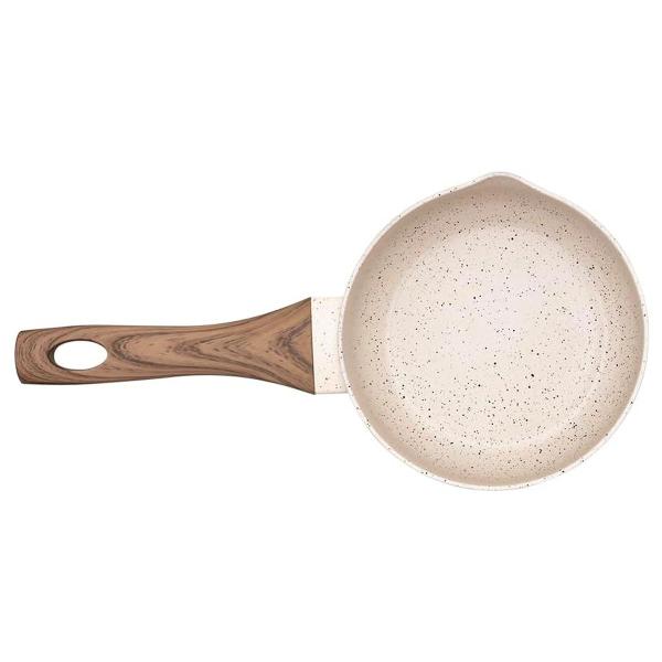 Imagem de Panela Papeiro Style Cook Cerâmica Alumínio com Indução 16cm 1,2L Mármol Mimo Style