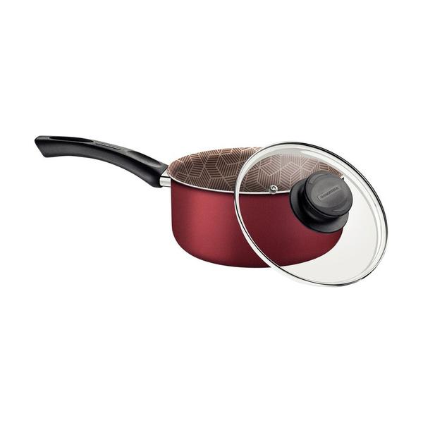 Panela Paris Alumínio Antiaderente 2,1 L Vermelho Tramontina Imagem de Panela Paris Alumínio Antiaderente 2,1 L Vermelho Tramontina