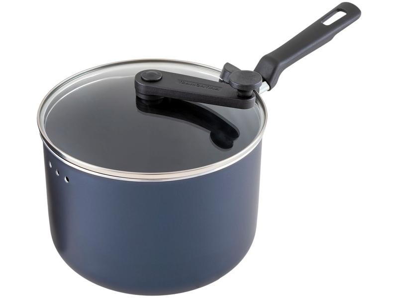 Panela Pipoqueira Tramontina Antiaderente - de Alumínio 3,5L 20cm Azul Ravena Panela Pipoqueira Tramontina Antiaderente - de Alumínio 3,5L 20cm Azul Ravena