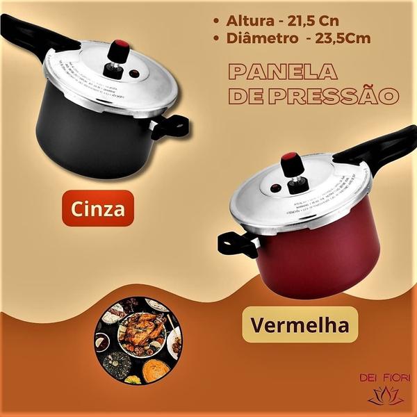 Imagem de Panela Pressão Fechamento Externo 4,5l Antiaderente Premium