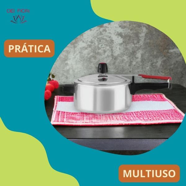 Imagem de Panela Pressão Pro Fechamento Interno 3 Litros Top Chef  Pequenas Porções