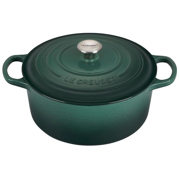 Imagem de Panela Redonda Signature 24 cm Verde Artichaut Le Creuset