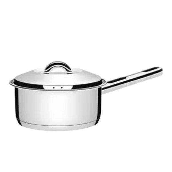 Imagem de Panela Tramontina Cooktop Fogão Indução Aço Inox Fundo Triplo Avulsa Solar 16cm 1,4 Litros