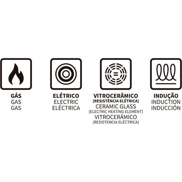 Imagem de Panela Tramontina Indução Antiaderente Mônaco 18Cm Preto