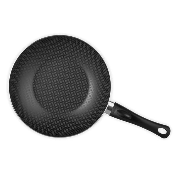 Imagem de Panela Wok 28cm Antiaderente Ultra em Alumínio Gourmet com Cabo Multiflon