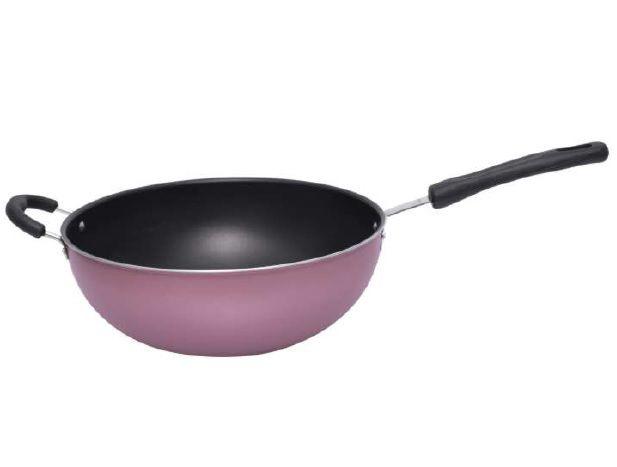 Imagem de Panela Wok Antiaderente Grande Profissional 28Cm  Docesar