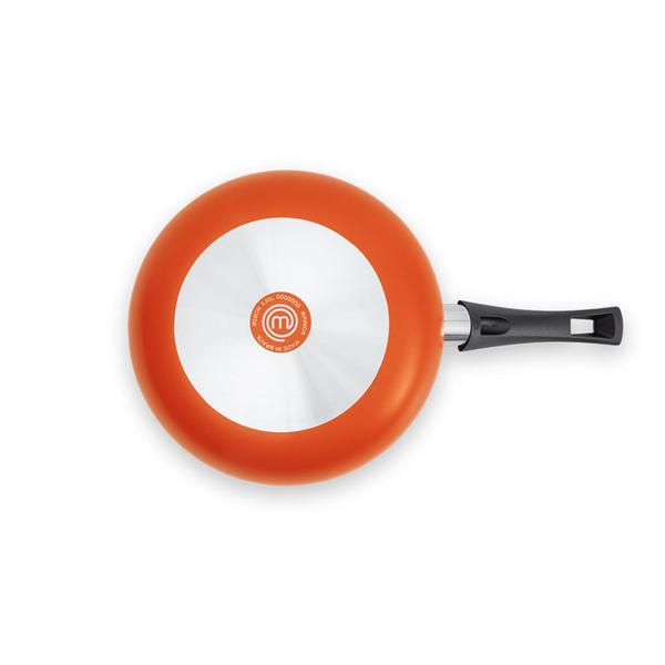 Imagem de Panela Wok Antiaderente MasterChef 28 cm Laranja - Brinox