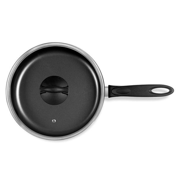 Imagem de Panela Wok Antiaderente Tampa Brinox 24cm 2,3l Chilli Cereja