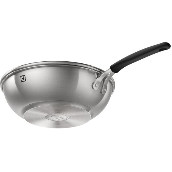 Imagem de Panela Wok Electrolux Aço Inox Antiaderente Design 28cm