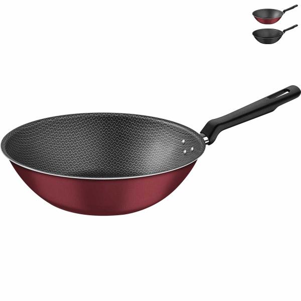 Panela Wok Tramontina Loreto 28cm 3.6 Litros Starflon Antiaderente Frigideira Funda Yakisoba Imagem de Panela Wok Tramontina Loreto 28cm 3.6 Litros Starflon Antiaderente Frigideira Funda Yakisoba