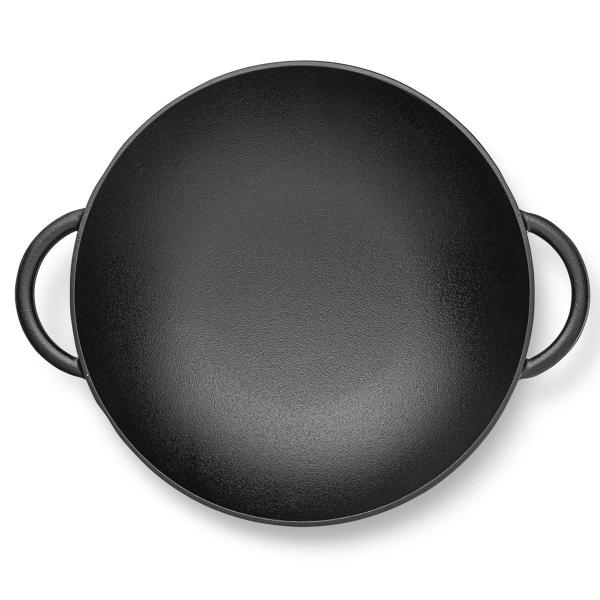 Imagem de Panela Wok TVT em Ferro Fundido para Forno/Fogão 36cm 6,0L 8350 MTA