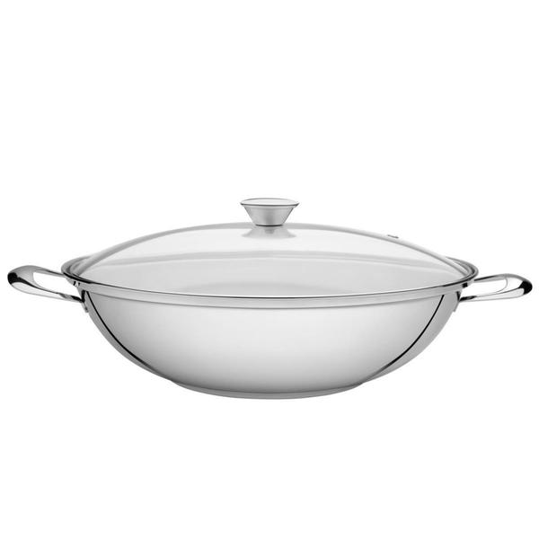 Imagem de Panela Wok Ventura Tramontina 62378348 34cm 5.7L Aço Inox