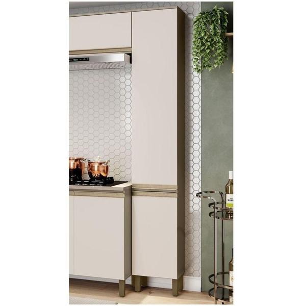 Imagem de Paneleiro 02 Portas 35 Cm Connect Henn Duna Com Cristal