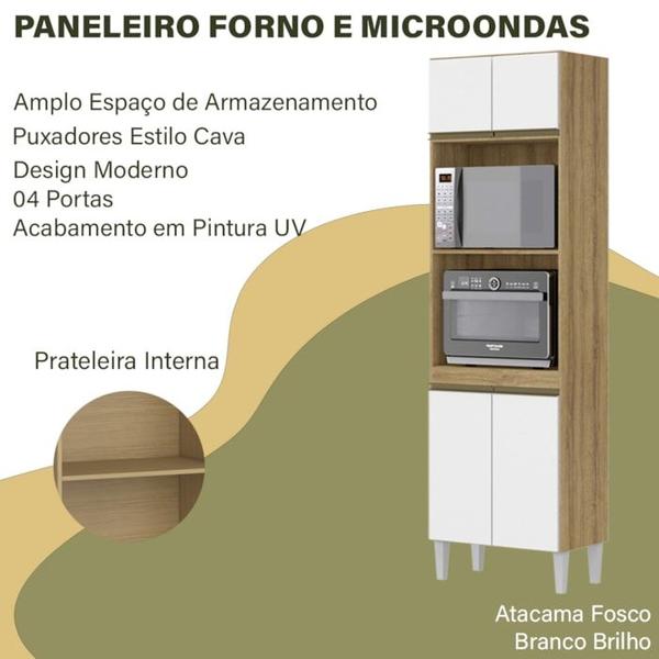 Imagem de Paneleiro 04 Portas 60,5cm 2002100 Atacama Branco ARMoveis