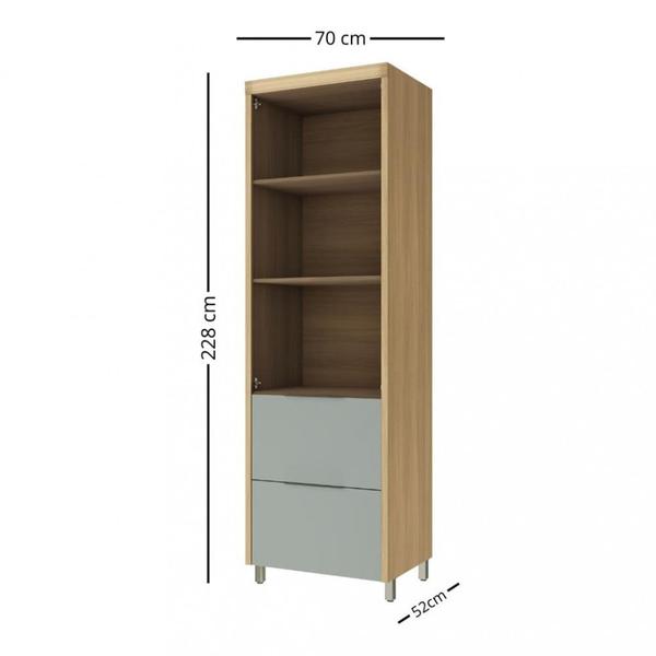 Paneleiro 100 MDF 2 portas 2 gavetas 70cm Marquesa Nesher Imagem de Paneleiro 100 MDF 2 portas 2 gavetas 70cm Marquesa Nesher