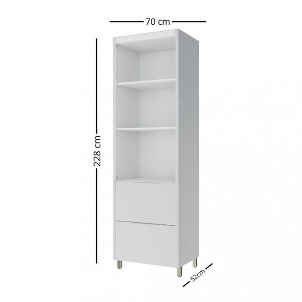 Imagem de Paneleiro 100 MDF 2 portas 2 gavetas 70cm Marquesa Nesher