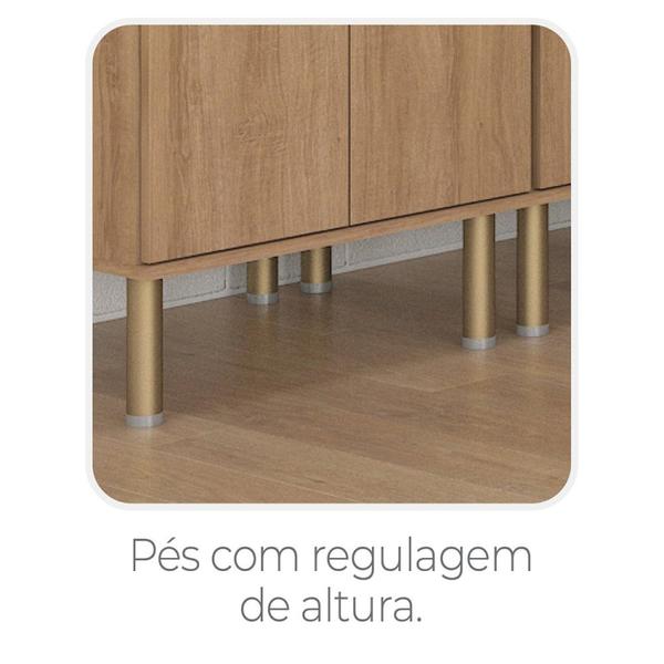 Paneleiro 70cm 4 Portas para Micro com Moldura Deseo - Fellicci Imagem de Paneleiro 70cm 4 Portas para Micro com Moldura Deseo