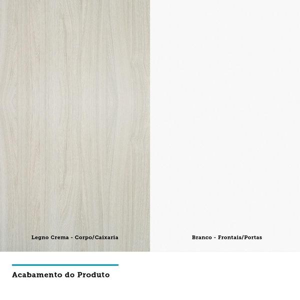 Imagem de Paneleiro 70Cm E Agatha Legno Crema Com Branco Pet