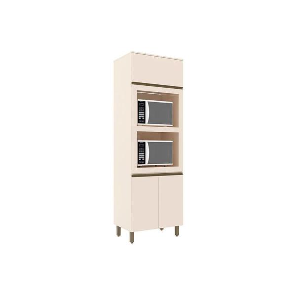 Imagem de Paneleiro de Cozinha Modulado Connect 3 Portas (2 Fornos) 71.5cm Off White - Henn