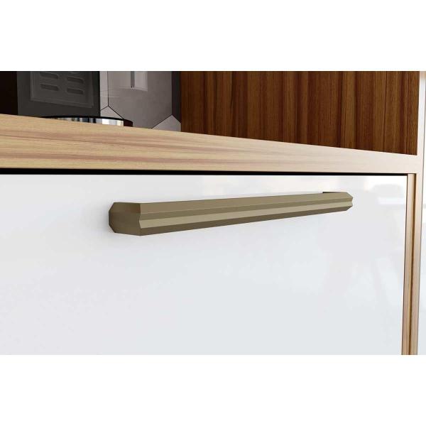 Imagem de Paneleiro de Cozinha Syrah c/ 2 Portas 40X225cm Castanho - Amendoa/Off White - Ronipa