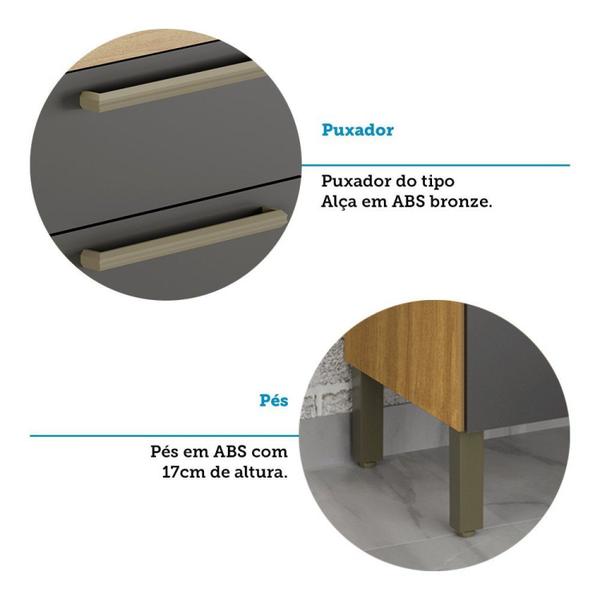 Paneleiro Duplo com 4 Portas 100% Mdf Itália - Espresso Móveis Imagem de Paneleiro Duplo com 4 Portas 100% Mdf Itália