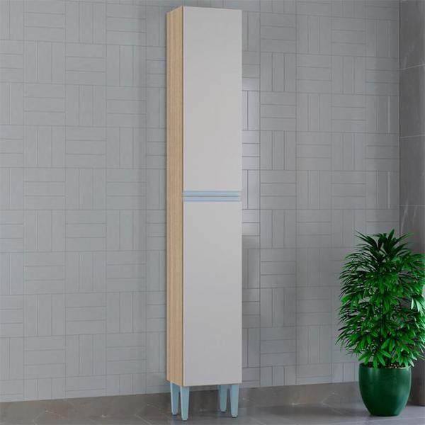 Imagem de Paneleiro Simples 2 Portas 704 Damasco Off White POQQ