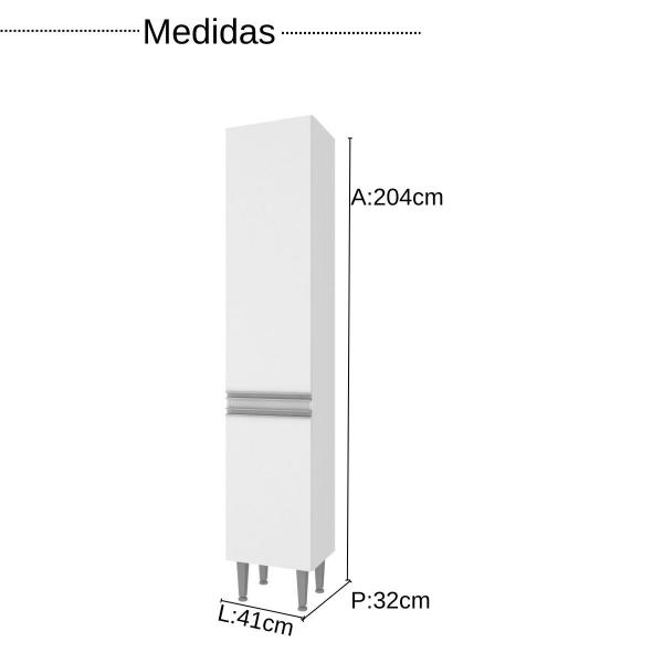 Imagem de Paneleiro Simples 2 Portas Athena Branco Megasul