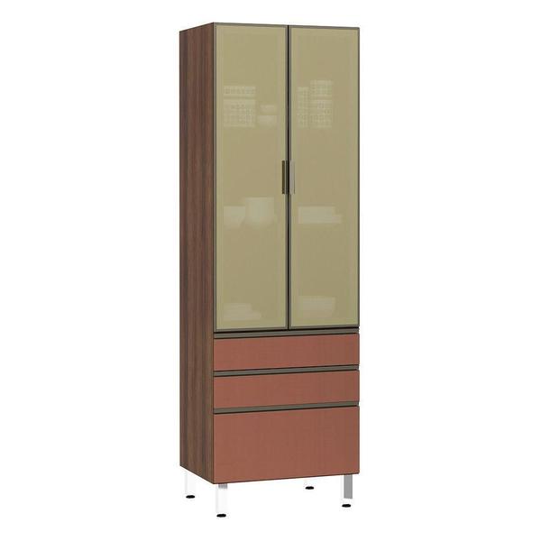 Imagem de Paneleiro Torre 70Cm Inox Bronze Dourado C/ Gaia