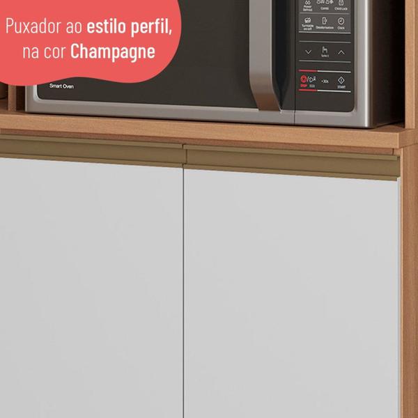 Imagem de Paneleiro Torre Quente Macadâmia 70cm Para Micro e Forno