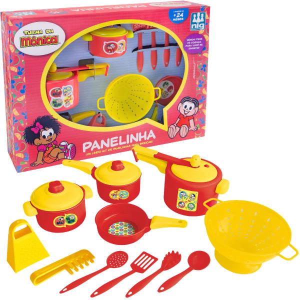Panelinhas Infantil Turma Da Mônica Cozinha Brinquedo Menina - Nig Imagem de Panelinhas Infantil Turma Da Mônica Cozinha Brinquedo Menina