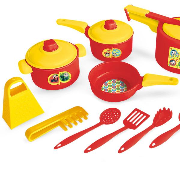 Panelinhas Infantil Turma Da Mônica Cozinha Brinquedo Menina - Nig Imagem de Panelinhas Infantil Turma Da Mônica Cozinha Brinquedo Menina