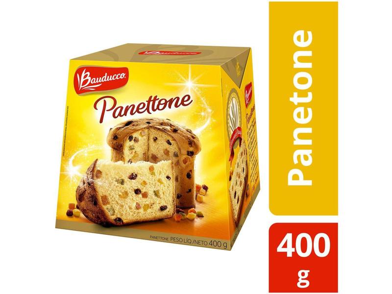 Panetone Bauducco Tradicional 400g Imagem de Panetone Bauducco Tradicional 400g