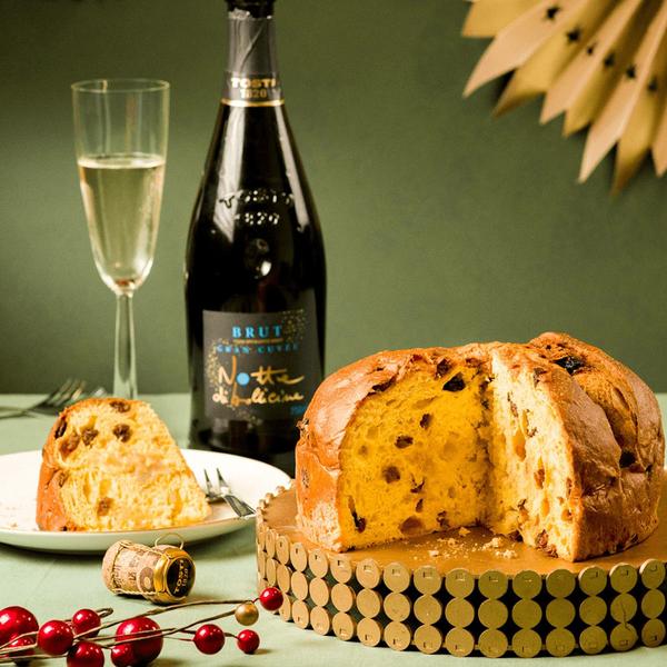 Imagem de Panetone Italiano Prosecco com Uvas Passas LA PASTINA 750g