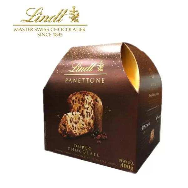 Imagem de Panetone Lindt Duplo Chocolate 400G (2 Unidades)