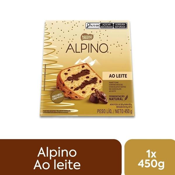 Imagem de Panettone Alpino Chocolate E Gotas Nestlé Chocotone 450G