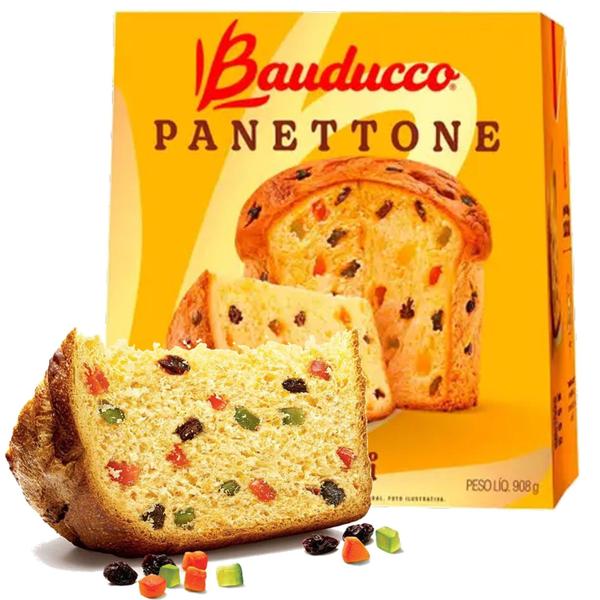 Imagem de Panettone BAUDUCCO com Frutas 908g