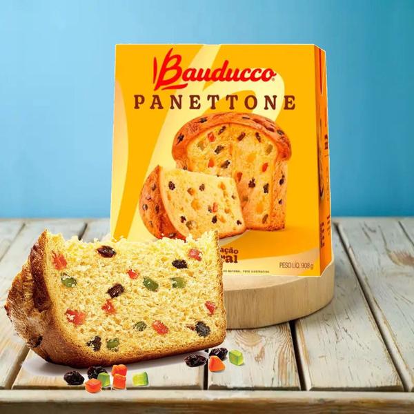 Imagem de Panettone BAUDUCCO com Frutas 908g