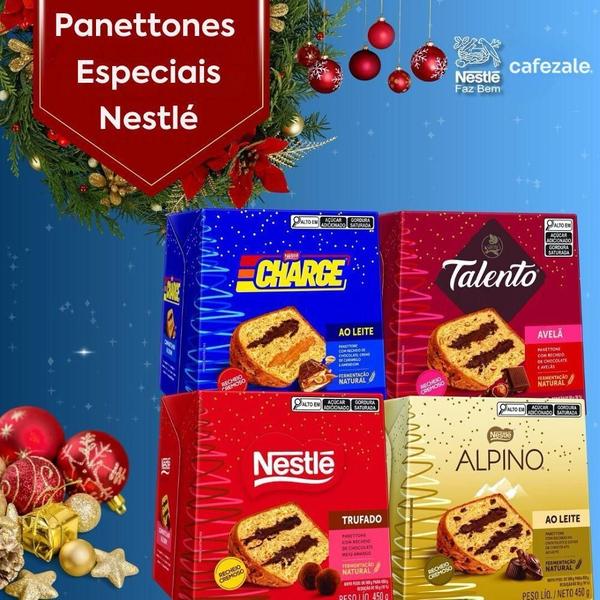 Imagem de Panettone Charge Chocolate E Caramelo Kit 18 Un Nestlé 450G