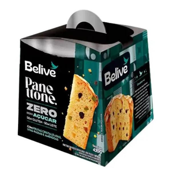 Imagem de Panettone Com Frutas Cristalizadas Zero Açúcar Belive 420G