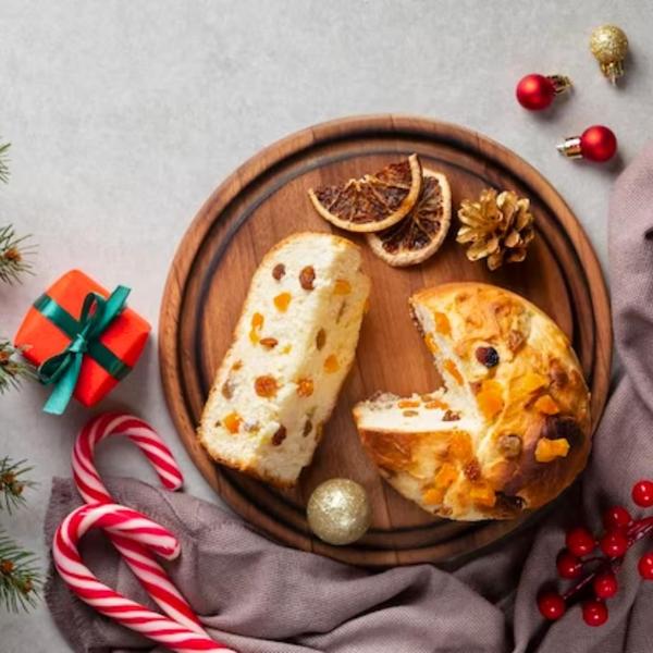 Panettone Frutas Cristalizadas 908g Bauducco Fermentação Natural Imagem de Panettone Frutas Cristalizadas 908g Bauducco Fermentação Natural