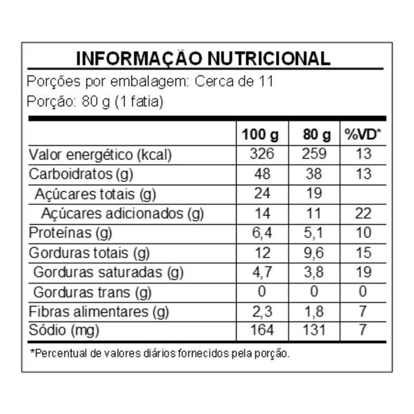 Panettone Frutas Cristalizadas 908g Bauducco Fermentação Natural Imagem de Panettone Frutas Cristalizadas 908g Bauducco Fermentação Natural