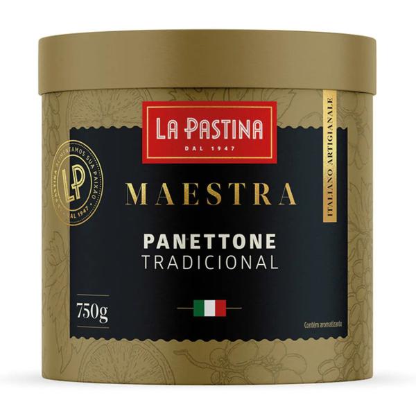 Imagem de Panettone Italiano Tradicional LA PASTINA 750g