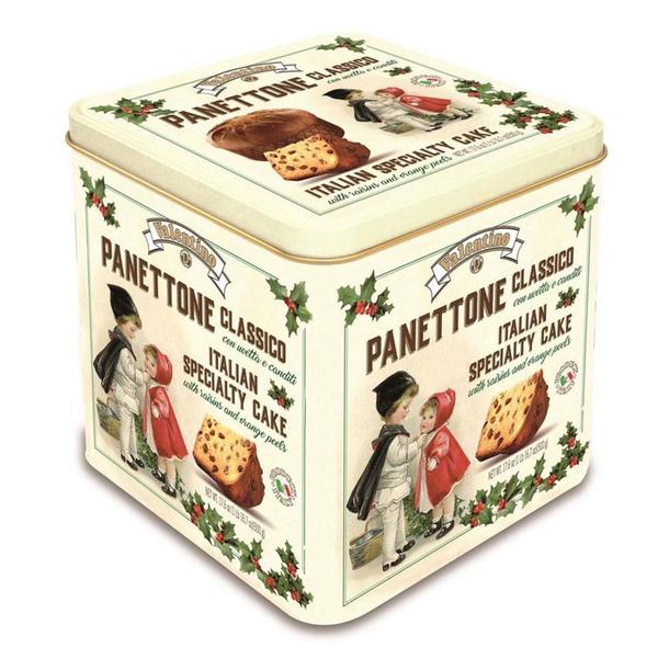 Imagem de Panettone Italiano Valentino Lata c/ Gotas de Chocolate 500g