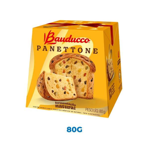 Panettone Mini Bauducco Frutas 80g Imagem de Panettone Mini Bauducco Frutas 80g
