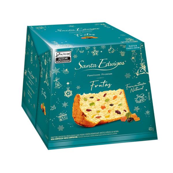 Imagem de Panettone Premium Frutas Cristalizadas Santa Edwiges Caixa Presente 400g